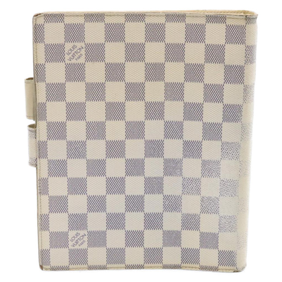 LOUIS VUITTON Damier Azur Agenda GM Day Planner Cover R20708 LV Auth am1546g - Picture 3 of 16
